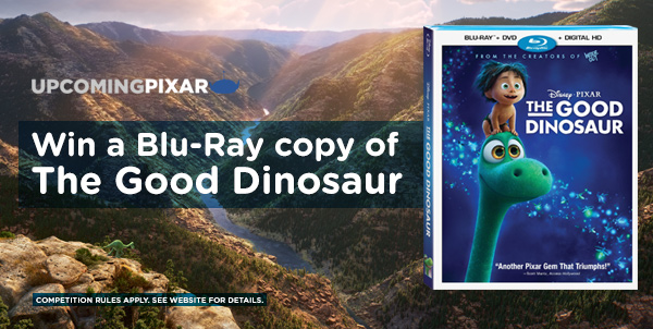 Win a Blu-Ray copy of The Good Dinosaur